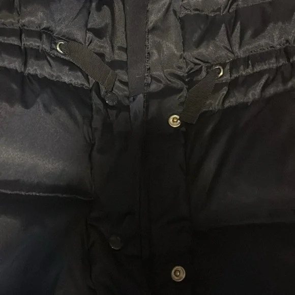 Navy Girls Gap Kids Puffer Parka - Large - Picture 3 of 5